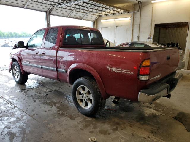 5TBBT44121S183791 - 2001 TOYOTA TUNDRA ACCESS CAB RED photo 2