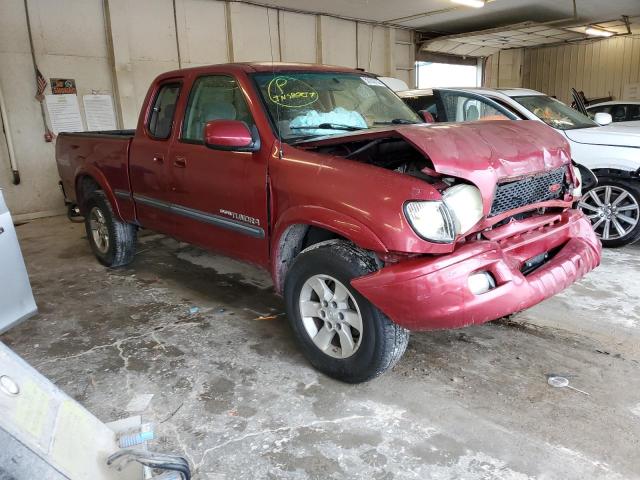 5TBBT44121S183791 - 2001 TOYOTA TUNDRA ACCESS CAB RED photo 4