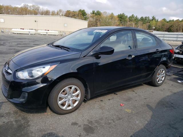 KMHCT4AE2DU312871 - 2013 HYUNDAI ACCENT GLS BLACK photo 1