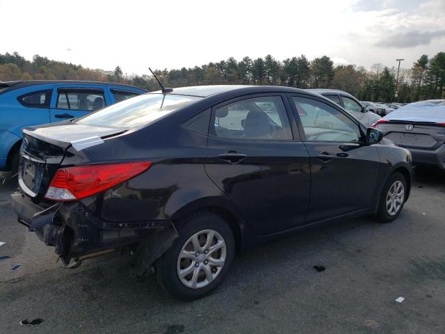 KMHCT4AE2DU312871 - 2013 HYUNDAI ACCENT GLS BLACK photo 3