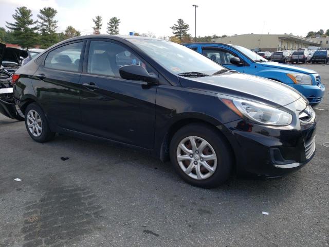 KMHCT4AE2DU312871 - 2013 HYUNDAI ACCENT GLS BLACK photo 4