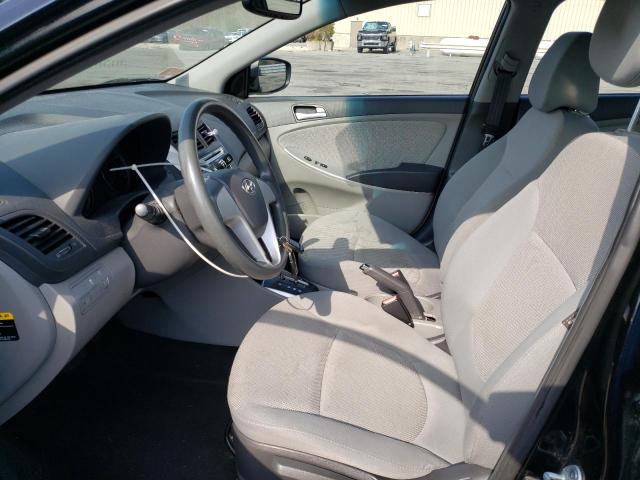 KMHCT4AE2DU312871 - 2013 HYUNDAI ACCENT GLS BLACK photo 7