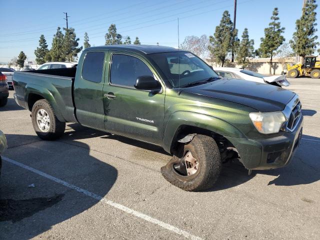 5TFTX4GN4EX030456 - 2014 TOYOTA TACOMA PRERUNNER ACCESS CAB GREEN photo 4