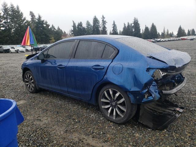 19XFB2F94EE251012 - 2014 HONDA CIVIC EXL ლურჯი ფოტო 2