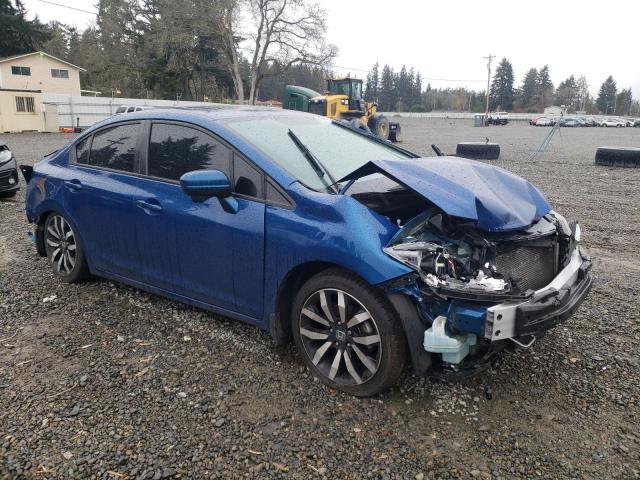 19XFB2F94EE251012 - 2014 HONDA CIVIC EXL ლურჯი ფოტო 4