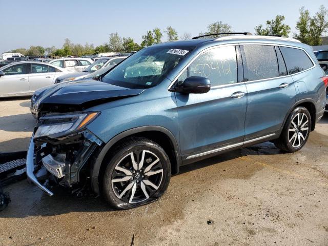 5FNYF6H04LB039219 - 2020 HONDA PILOT ELITE TURQUOISE photo 1