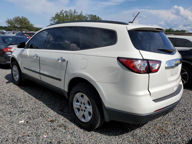 1GNKRFED0EJ252448 - 2014 CHEVROLET TRAVERSE LS WHITE photo 2