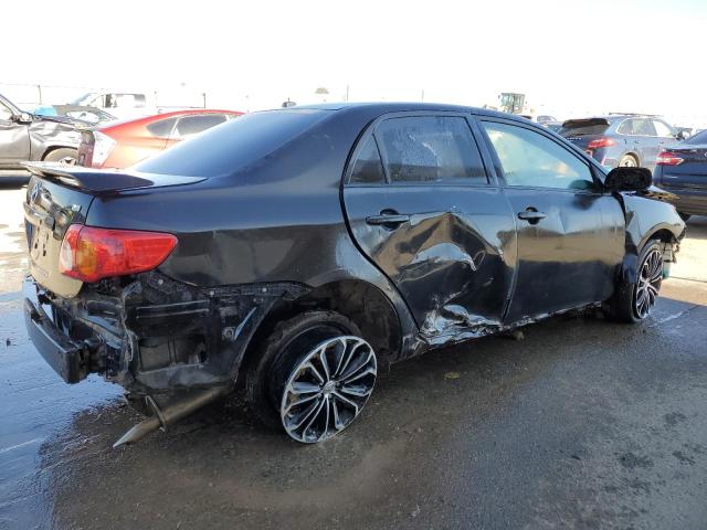 1NXBU4EE5AZ375879 - 2010 TOYOTA CORROLLA BASE BLACK photo 3