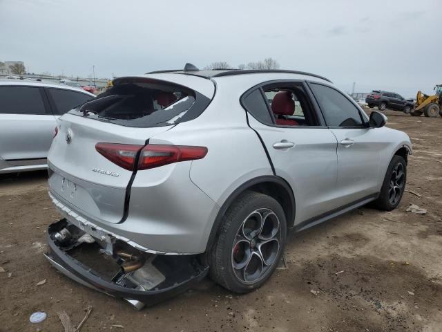 ZASPAKBN3K7C43447 - 2019 ALFA ROMEO STELVIO TI SILVER photo 3