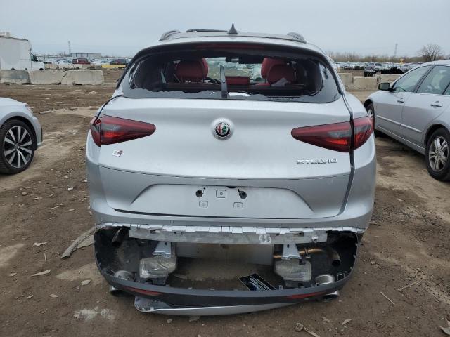 ZASPAKBN3K7C43447 - 2019 ALFA ROMEO STELVIO TI SILVER photo 6