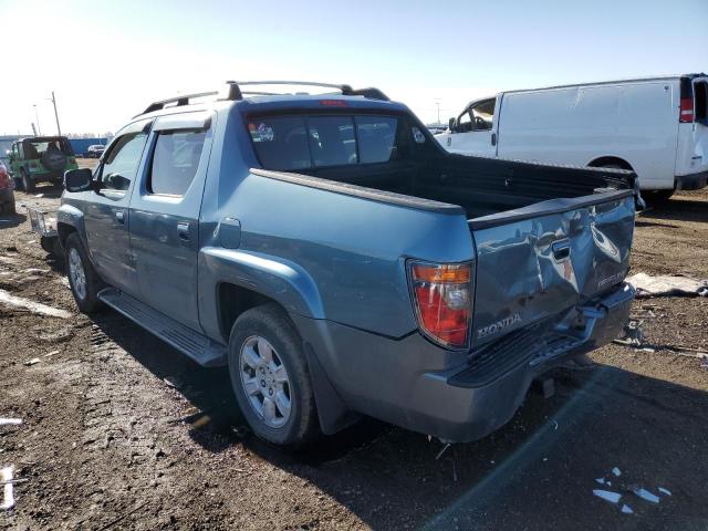 2HJYK16566H518295 - 2006 HONDA RIDGELINE RTL TEAL photo 2