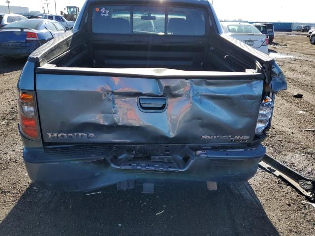 2HJYK16566H518295 - 2006 HONDA RIDGELINE RTL TEAL photo 6