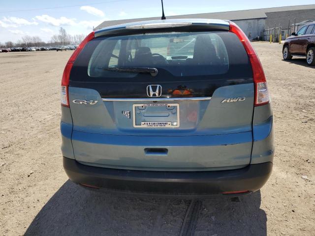 5J6RM4H36DL034122 - 2013 HONDA CR-V LX BLUE photo 6