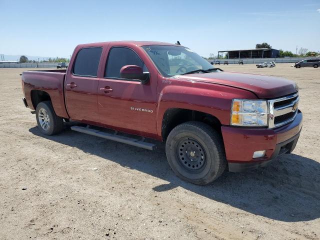 2GCEK13M771559399 - 2007 CHEVROLET SILVERADO K1500 CREW CAB BURGUNDY photo 4