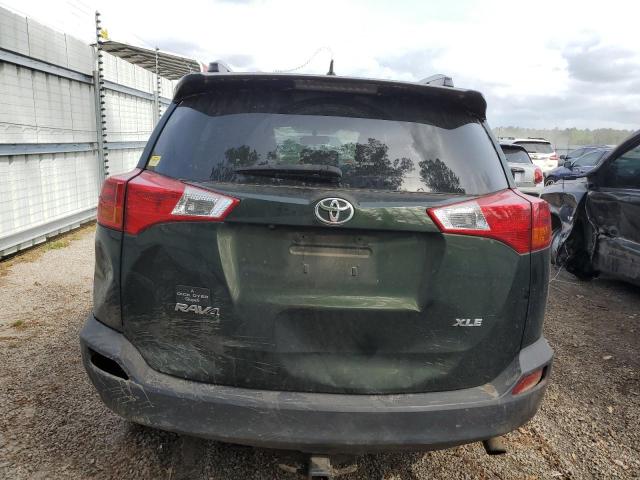 JTMWFREV3D5005784 - 2013 TOYOTA RAV4 XLE GREEN photo 6