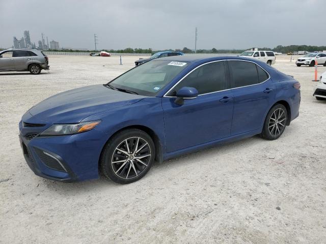4T1T11AK3PU082658 - 2023 TOYOTA CAMRY SE NIGHT SHADE BLUE photo 1