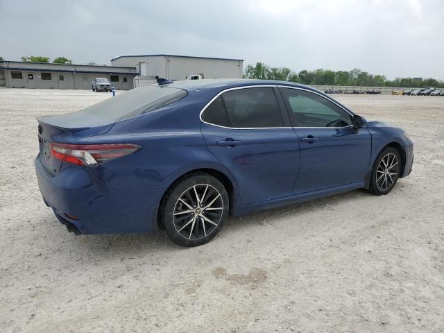 4T1T11AK3PU082658 - 2023 TOYOTA CAMRY SE NIGHT SHADE BLUE photo 3