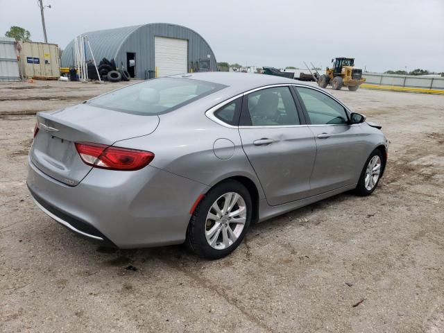 1C3CCCAB8FN666285 - 2015 CHRYSLER 200 LIMITED SILVER photo 3