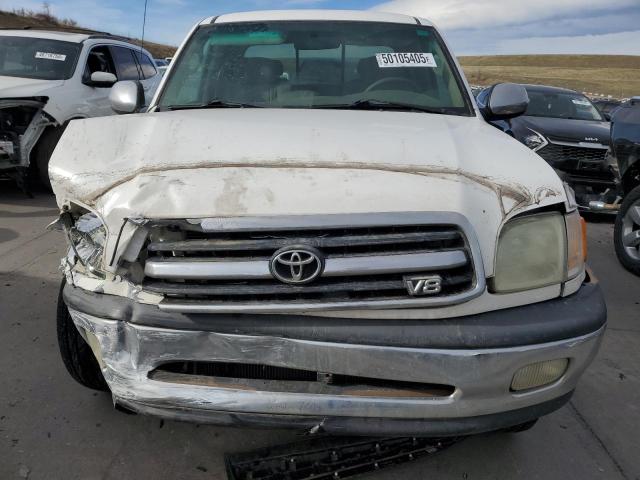 5TBBT44181S198246 - 2001 TOYOTA TUNDRA ACCESS CAB თეთრი ფოტო 5