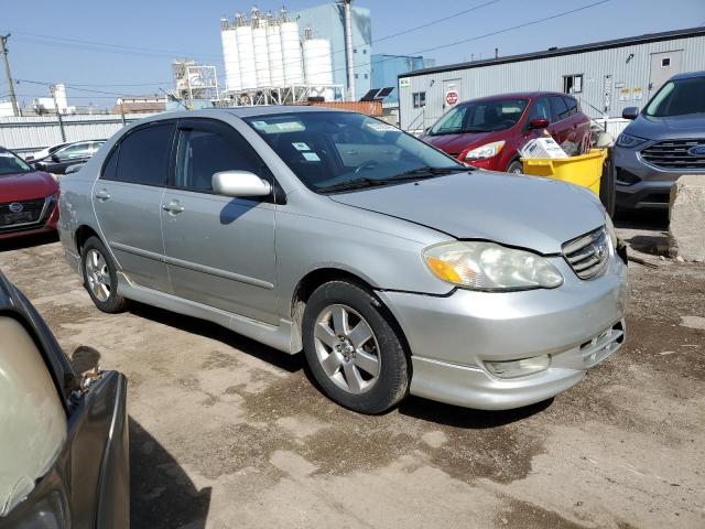 1NXBR32E64Z322063 - 2004 TOYOTA COROLLA CE SILVER photo 4