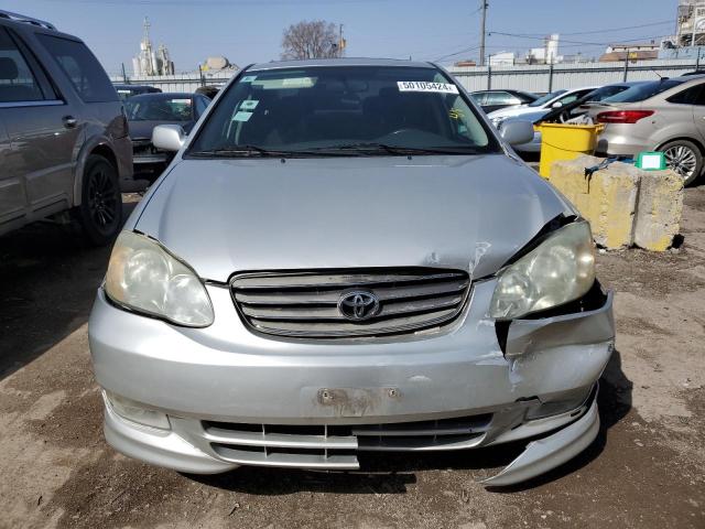 1NXBR32E64Z322063 - 2004 TOYOTA COROLLA CE SILVER photo 5