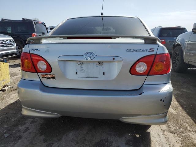 1NXBR32E64Z322063 - 2004 TOYOTA COROLLA CE SILVER photo 6