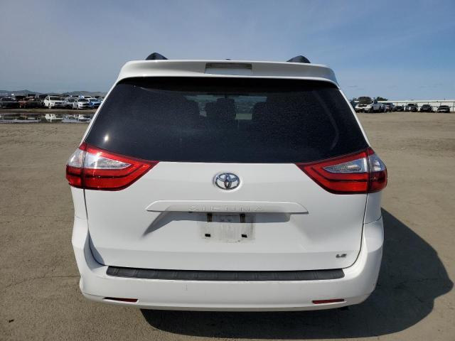 5TDKZ3DC3HS879815 - 2017 TOYOTA SIENNA LE WHITE photo 6
