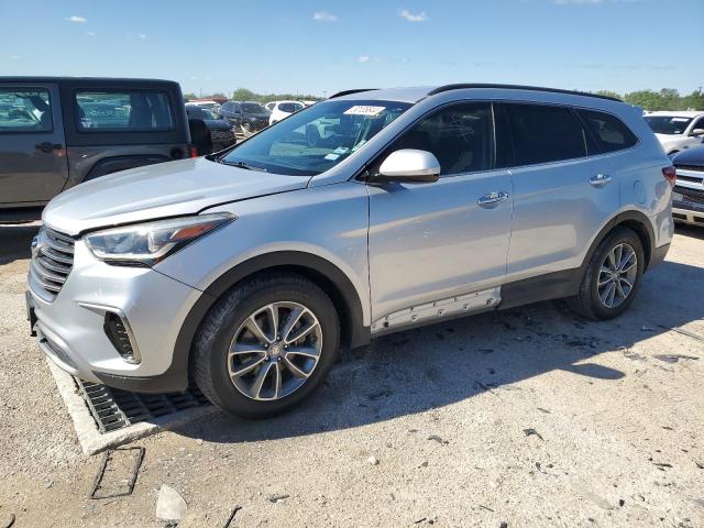 KM8SM4HF3HU182421 - 2017 HYUNDAI SANTA FE SE SILVER photo 1