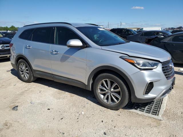 KM8SM4HF3HU182421 - 2017 HYUNDAI SANTA FE SE SILVER photo 4