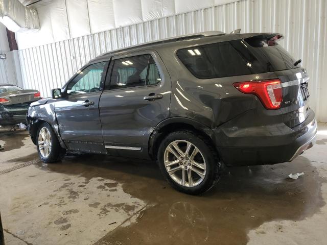 1FM5K8D8XGGC95040 - 2016 FORD EXPLORER XLT GRAY photo 2