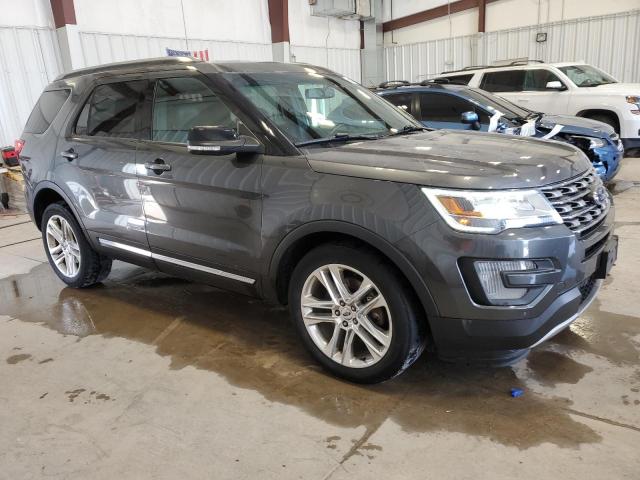 1FM5K8D8XGGC95040 - 2016 FORD EXPLORER XLT GRAY photo 4