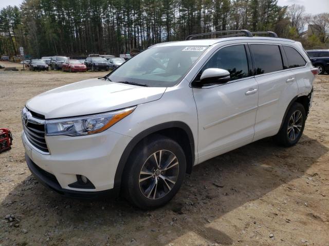 5TDJKRFH5GS307669 - 2016 TOYOTA HIGHLANDER XLE Սպիտակ լուսանկար 1