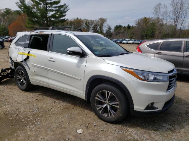 5TDJKRFH5GS307669 - 2016 TOYOTA HIGHLANDER XLE Սպիտակ լուսանկար 4