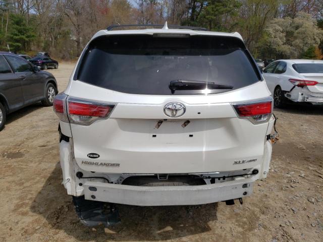 5TDJKRFH5GS307669 - 2016 TOYOTA HIGHLANDER XLE Սպիտակ լուսանկար 6