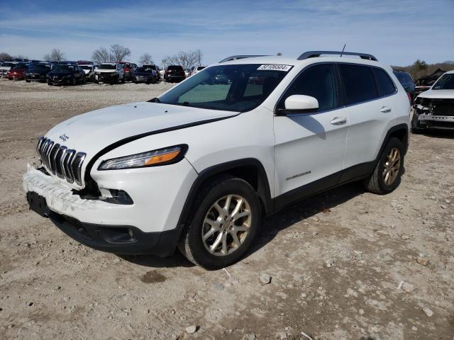 1C4PJMCS5EW183951 - 2014 JEEP CHEROKEE LATITUDE WHITE photo 1