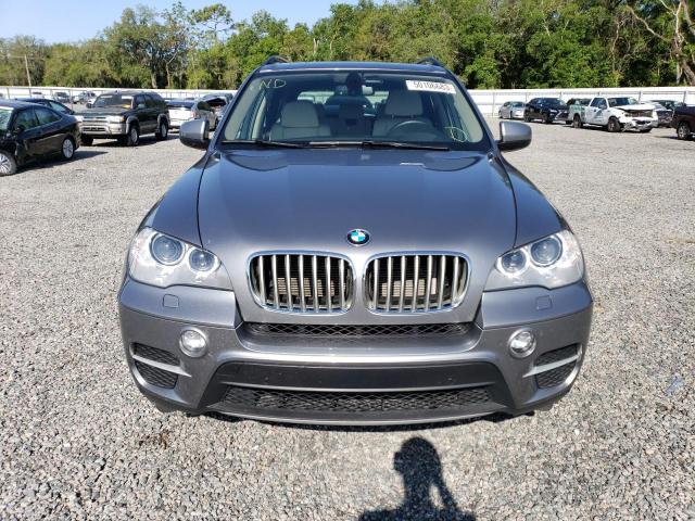 5UXZV4C53D0E10855 - 2013 BMW X5 XDRIVE35I GRAY photo 5