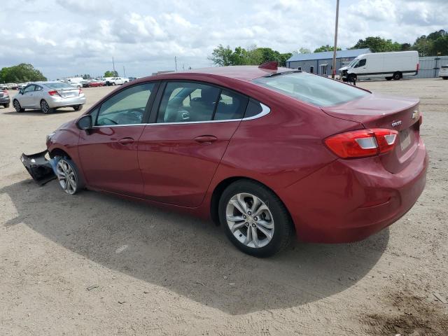 1G1BE5SM7K7125426 - 2019 CHEVROLET CRUZE LT MAROON photo 2