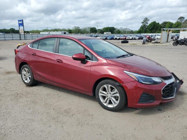 1G1BE5SM7K7125426 - 2019 CHEVROLET CRUZE LT MAROON photo 4