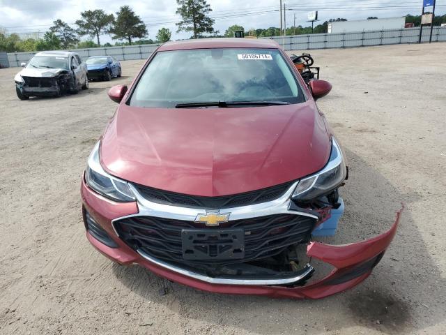 1G1BE5SM7K7125426 - 2019 CHEVROLET CRUZE LT MAROON photo 5