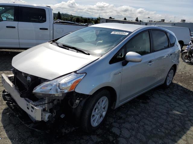 JTDZN3EU8EJ002456 - 2014 TOYOTA PRIUS V SILVER photo 1