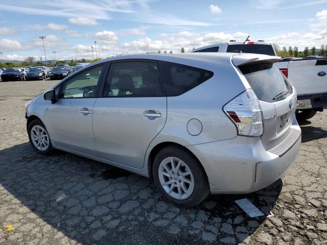 JTDZN3EU8EJ002456 - 2014 TOYOTA PRIUS V SILVER photo 2