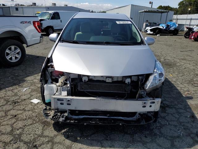 JTDZN3EU8EJ002456 - 2014 TOYOTA PRIUS V SILVER photo 5