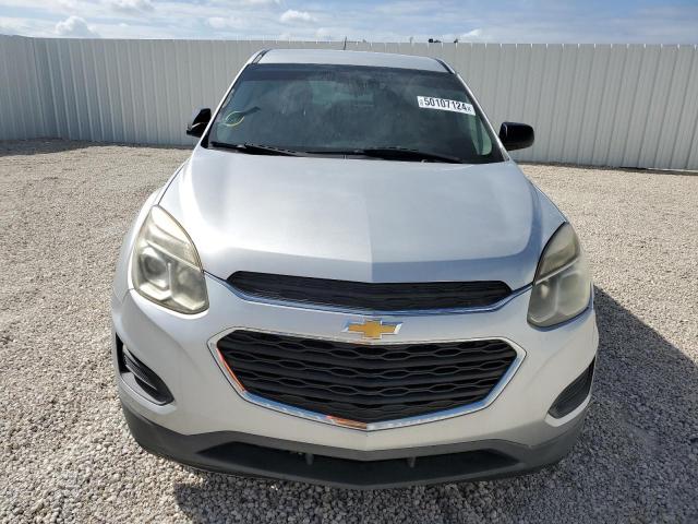 2GNALBEK6H1511608 - 2017 CHEVROLET EQUINOX LS SILVER photo 5