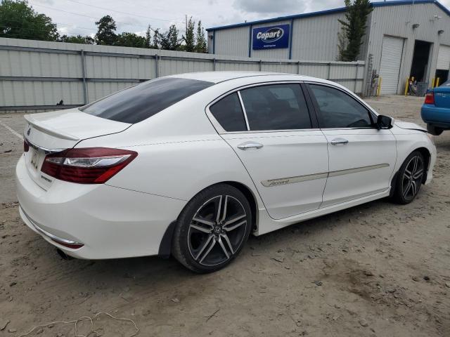 1HGCR2F54GA113814 - 2016 HONDA ACCORD SPORT WHITE photo 3