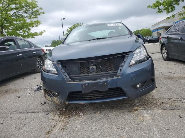 3N1AB7AP7FY221681 - 2015 NISSAN SENTRA S TEAL photo 5