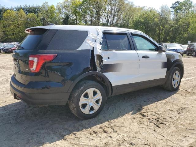 1FM5K8AR4JGC43164 - 2018 FORD EXPLORER POLICE INTERCEPTOR 双色 照片 3