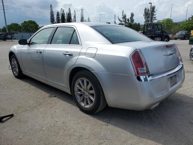 2C3CCACG9CH223001 - 2012 CHRYSLER 300 LIMITED SILVER photo 2