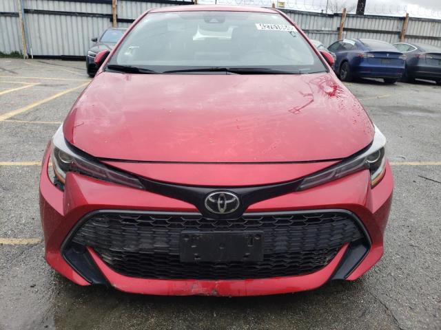 JTND4MBE8N3164507 - 2022 TOYOTA COROLLA SE RED photo 5