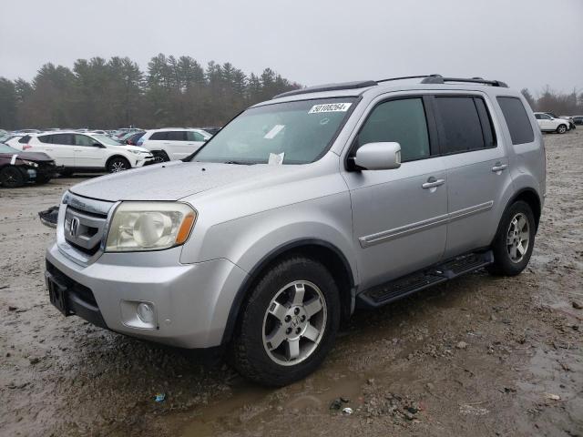 5FNYF4H98AB010063 - 2010 HONDA PILOT TOURING SILVER photo 1