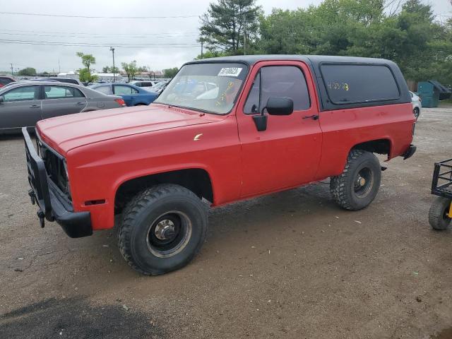 1G8ED18J4GF191971 - 1986 CHEVROLET D10 MILITARY BLAZER RED photo 1